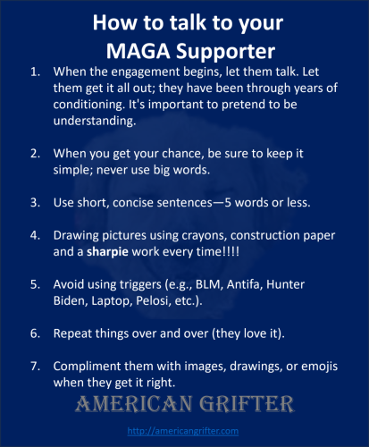 How to talk to your MAGA Supporter
